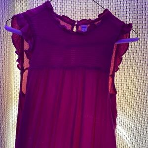 Old Navy hot pink blouse